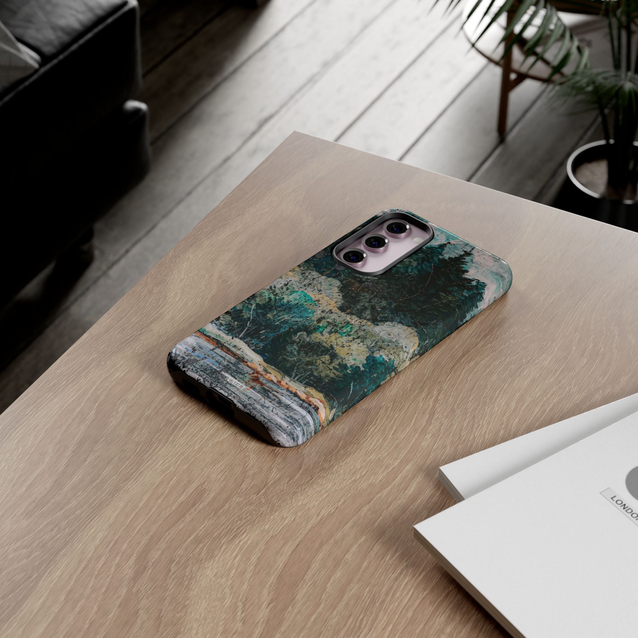 Phone Case - Moody Forest Landscape Protective Tough Case