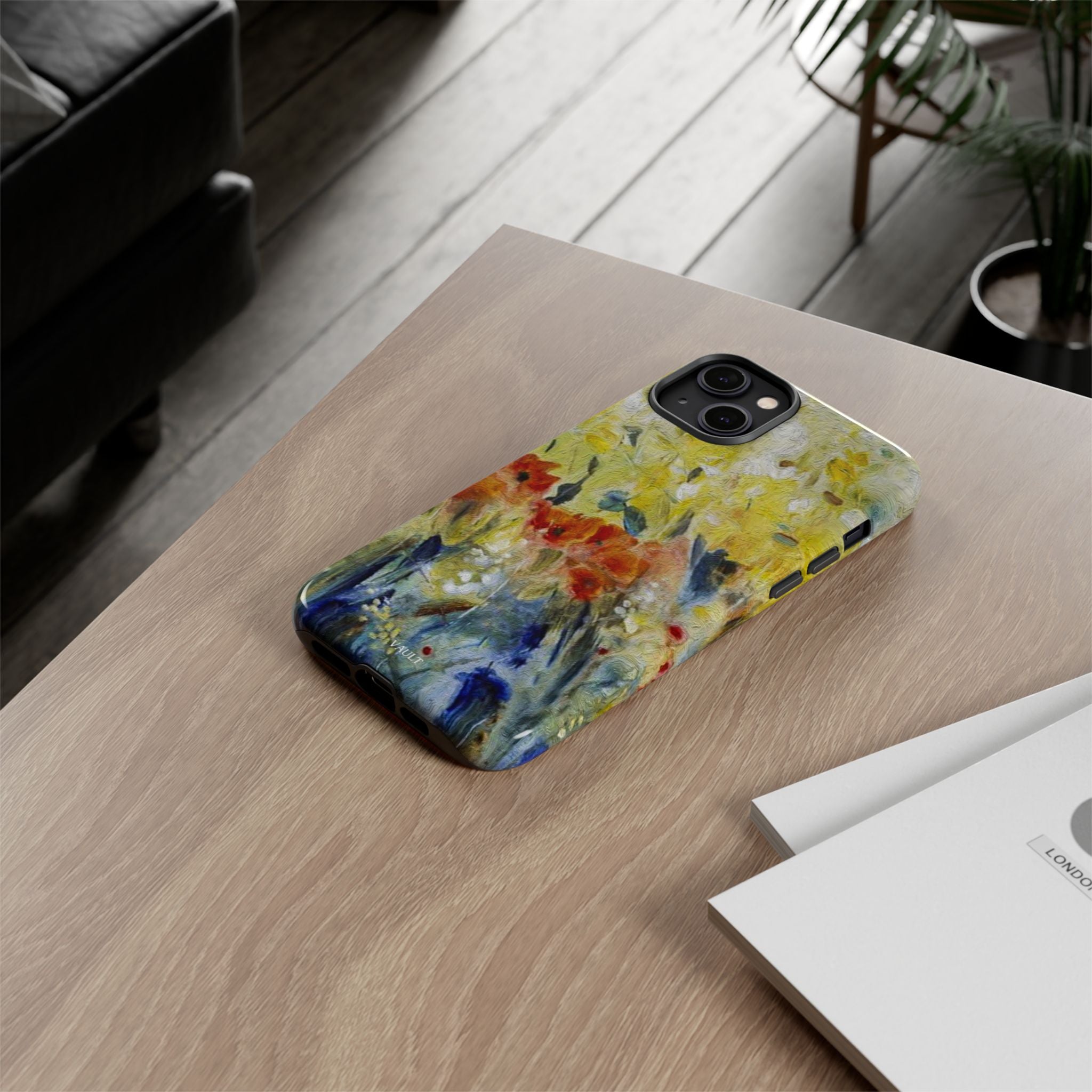 Floral Watercolor Phone Case — Yellow Garden Tough Cases