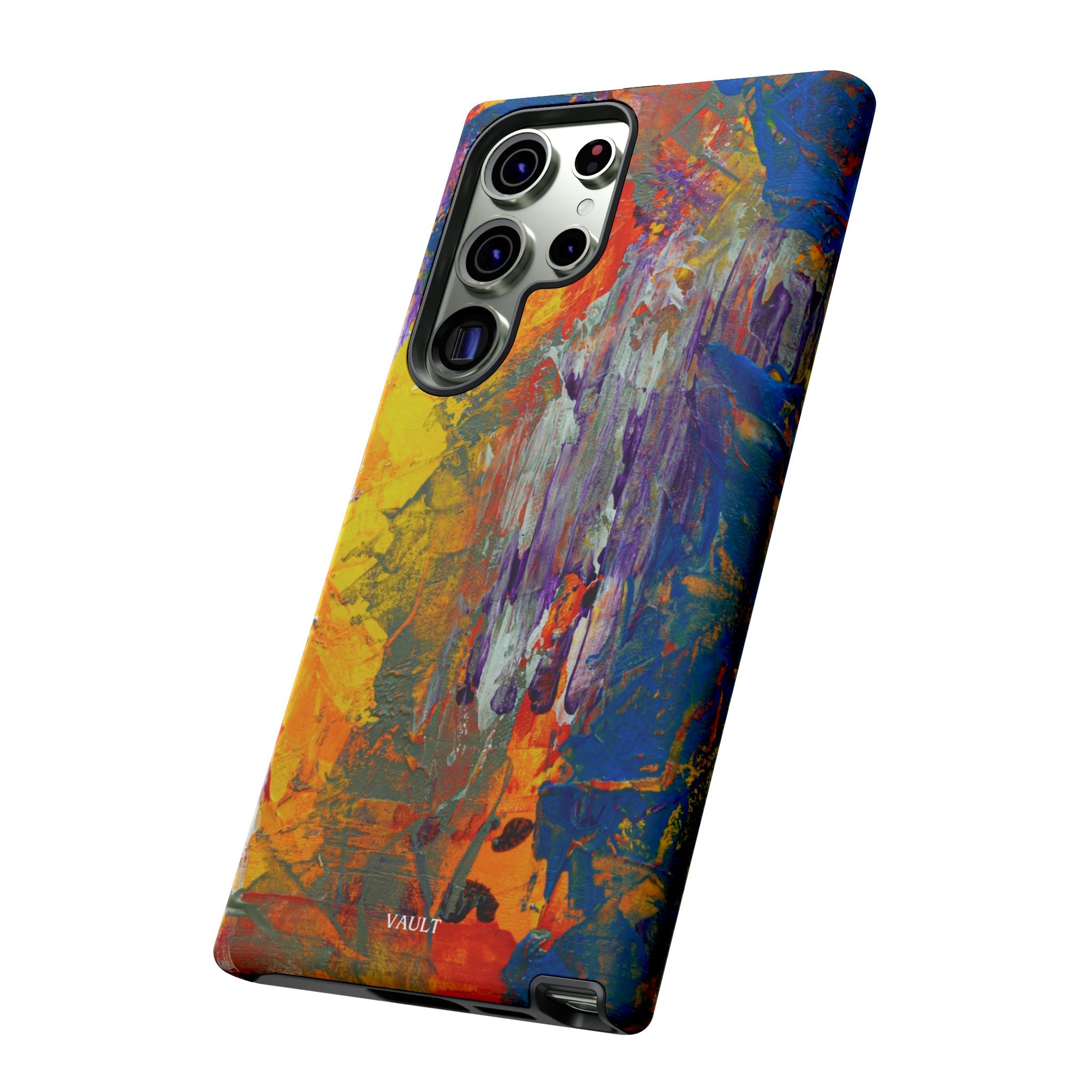Abstract Color Splash Phone Case — Vibrant Artistic Protective Cover