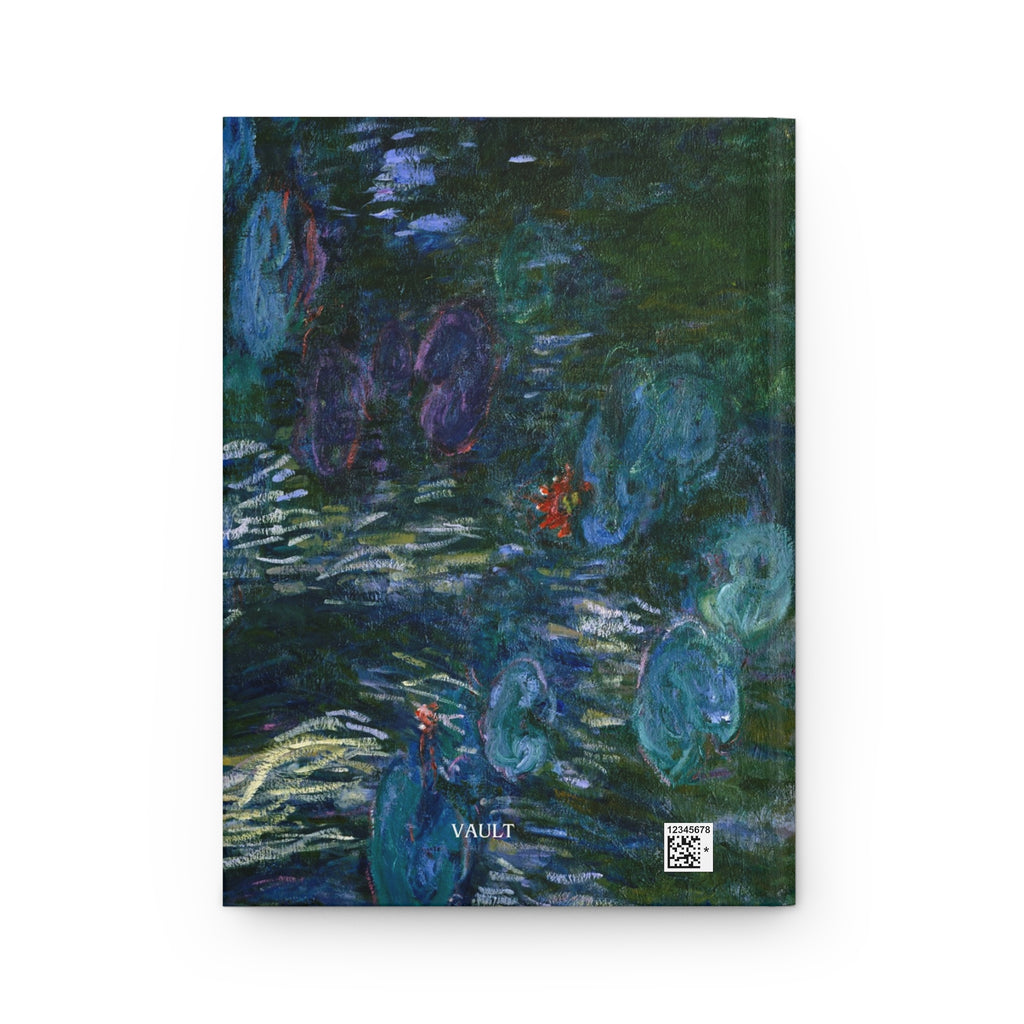 Hardcover Journal — Monet Water Lilies Art Notebook