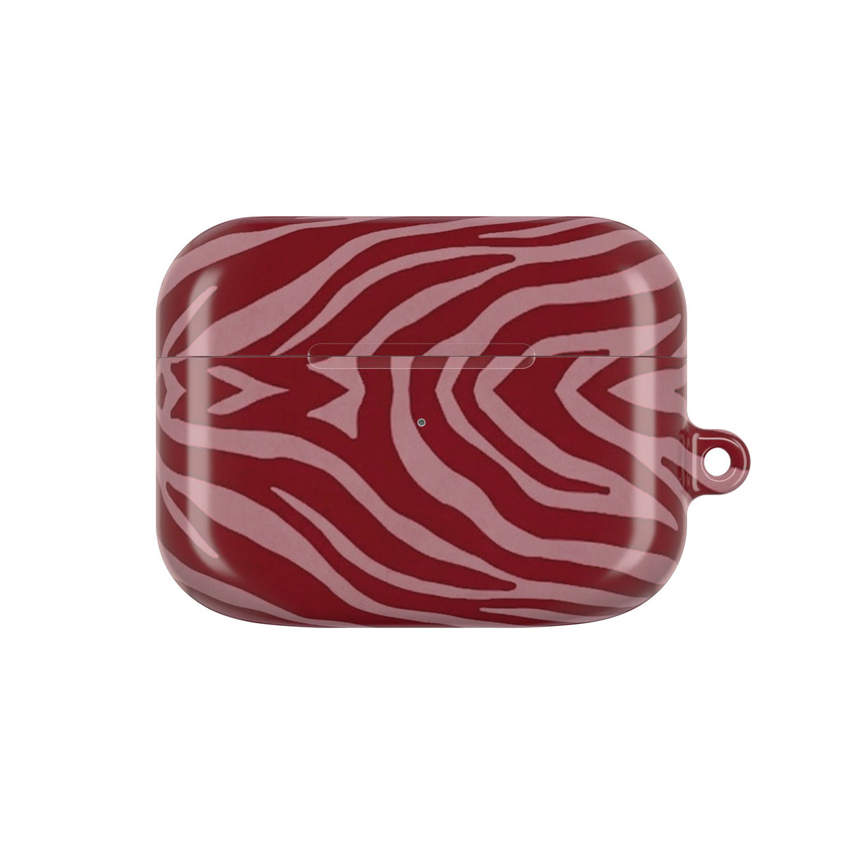 Red Zebra Print AirPod Case – Stylish Protective Charging Case Cover