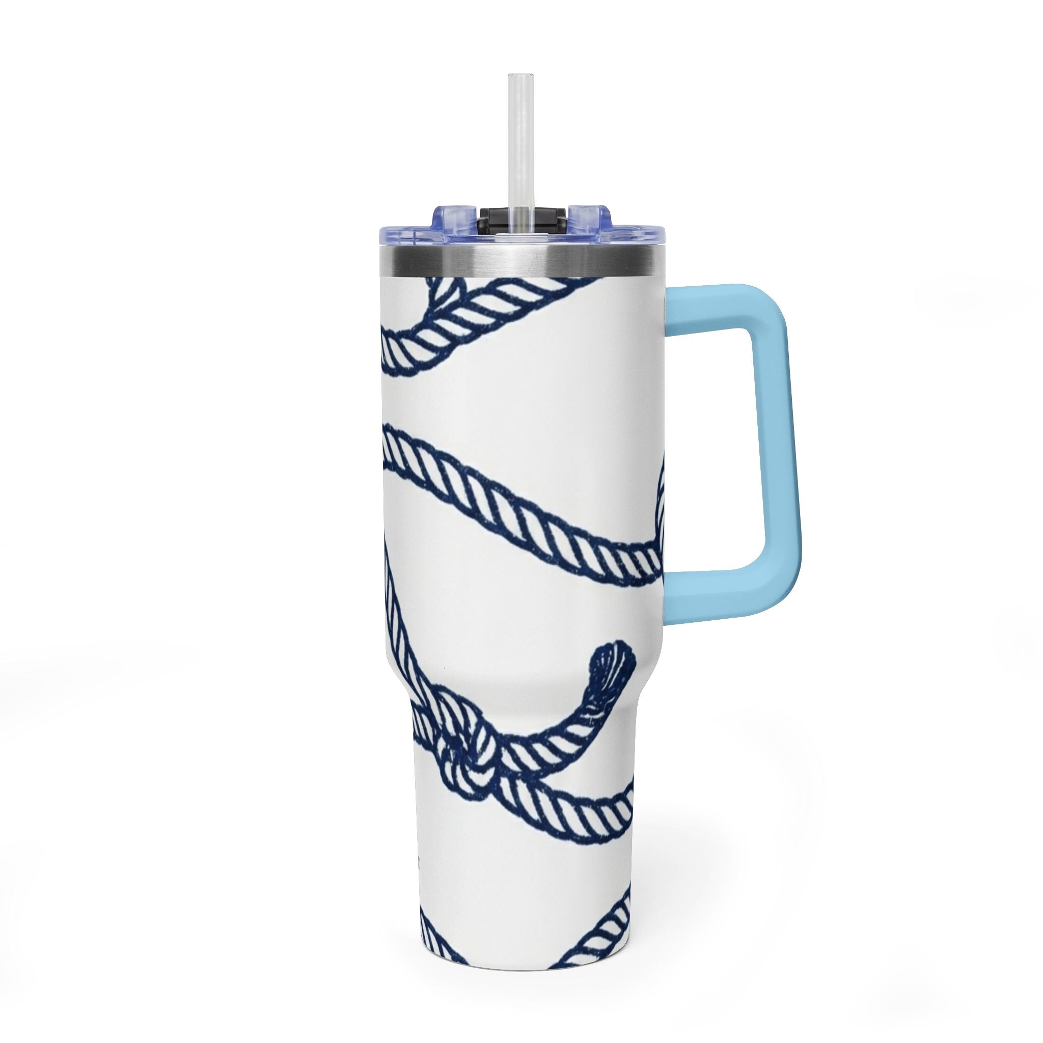 Nautical Rope 40oz Vacuum Tumbler