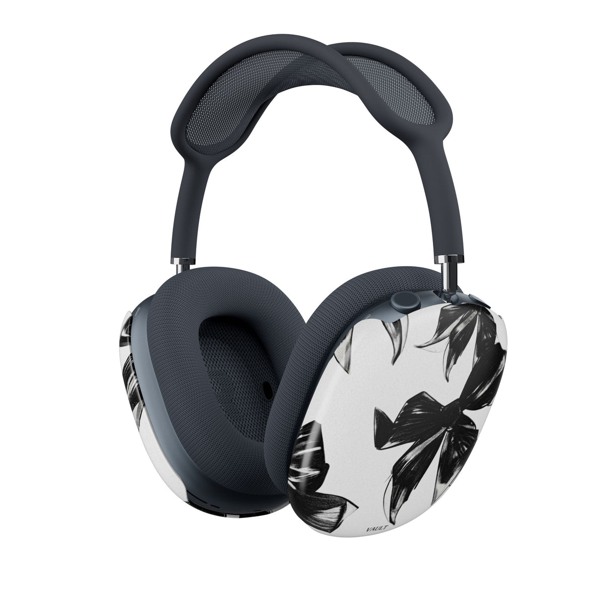 AirPods Max Case — Monochrome Floral AOP Protective Covers