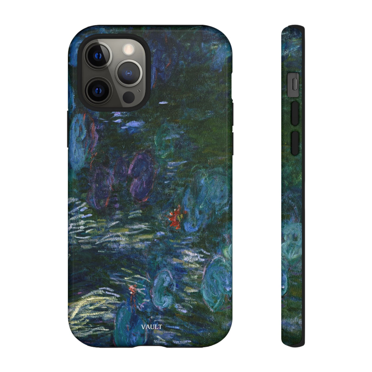 Water Lilies Tough Phone Case — Impressionist Art Protective Cover
