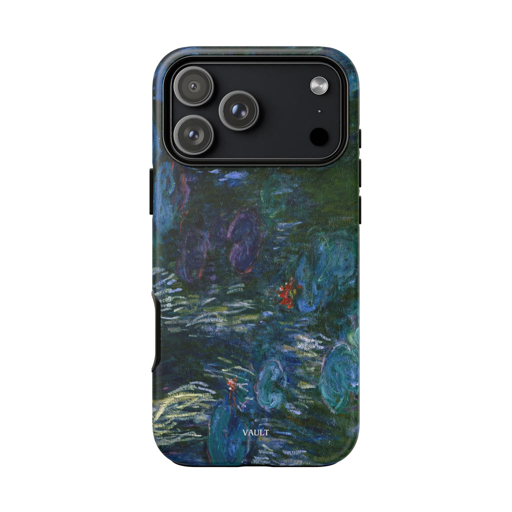 Water Lilies Tough Phone Case — Impressionist Art Protective Cover