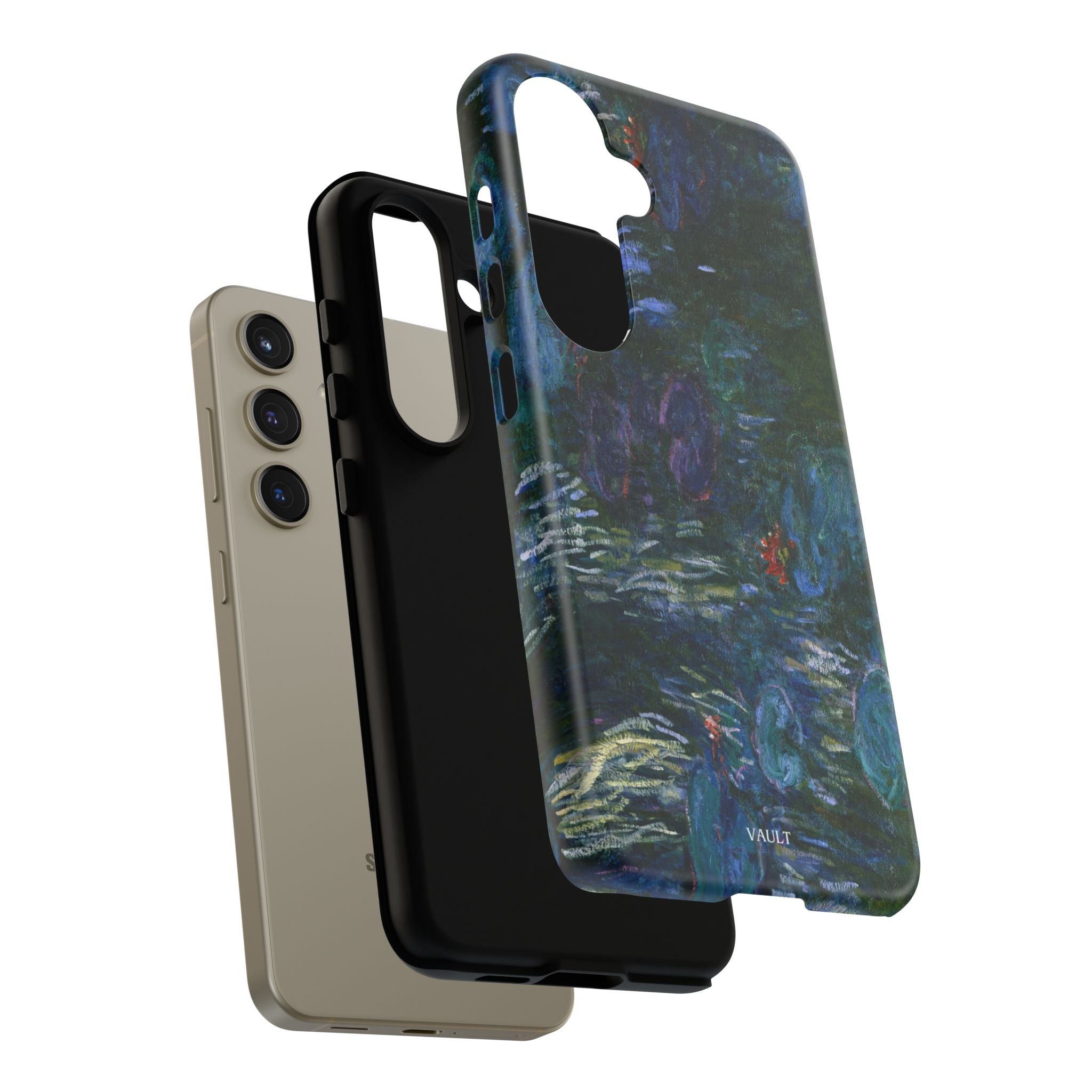 Water Lilies Tough Phone Case — Impressionist Art Protective Cover
