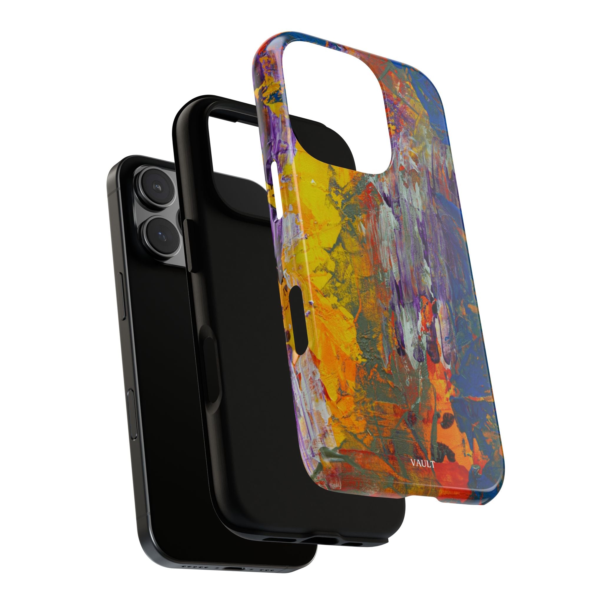 Abstract Color Splash Phone Case — Vibrant Artistic Protective Cover