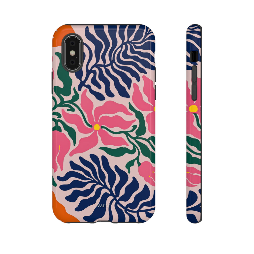 Floral Retro Tough Phone Case