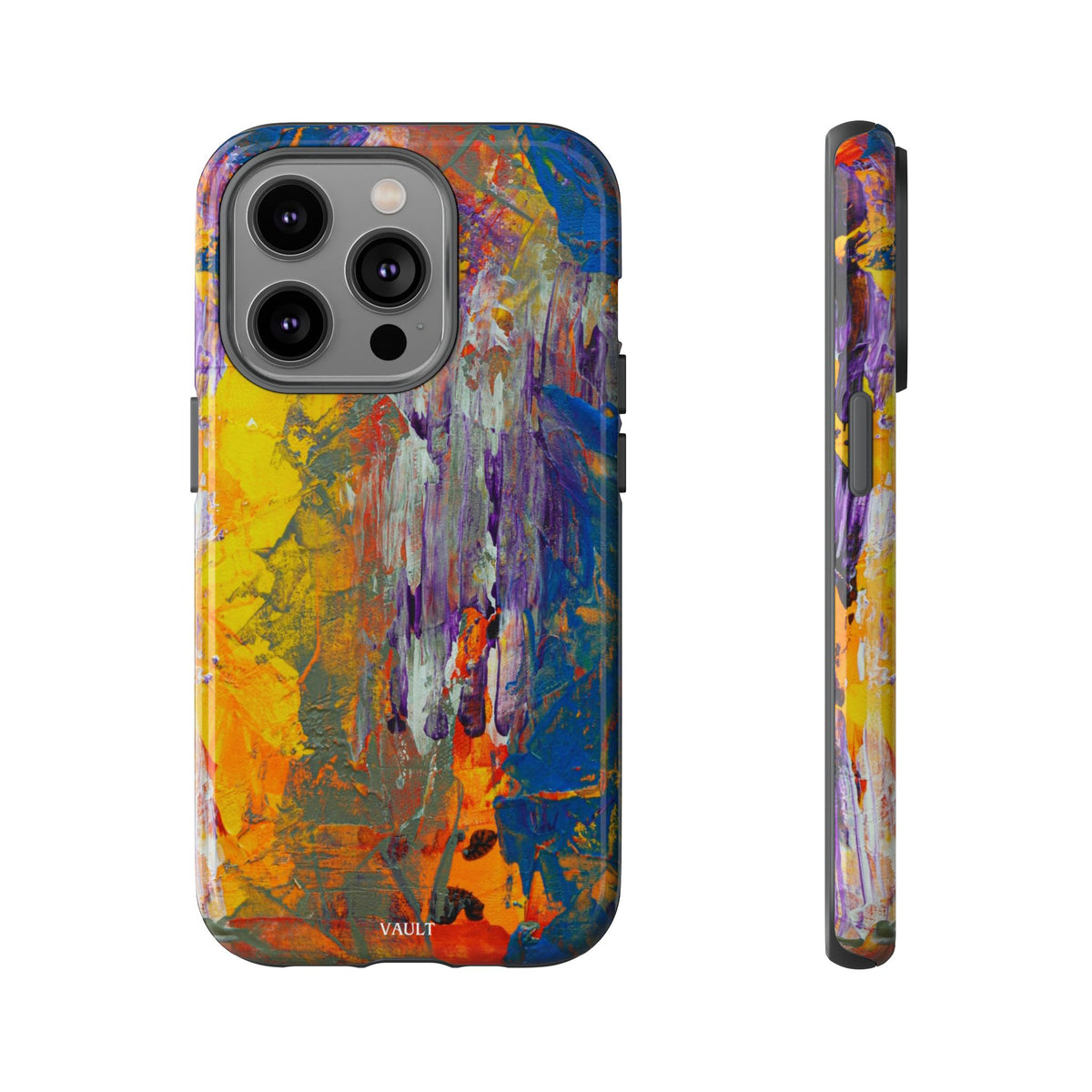 Abstract Color Splash Phone Case — Vibrant Artistic Protective Cover