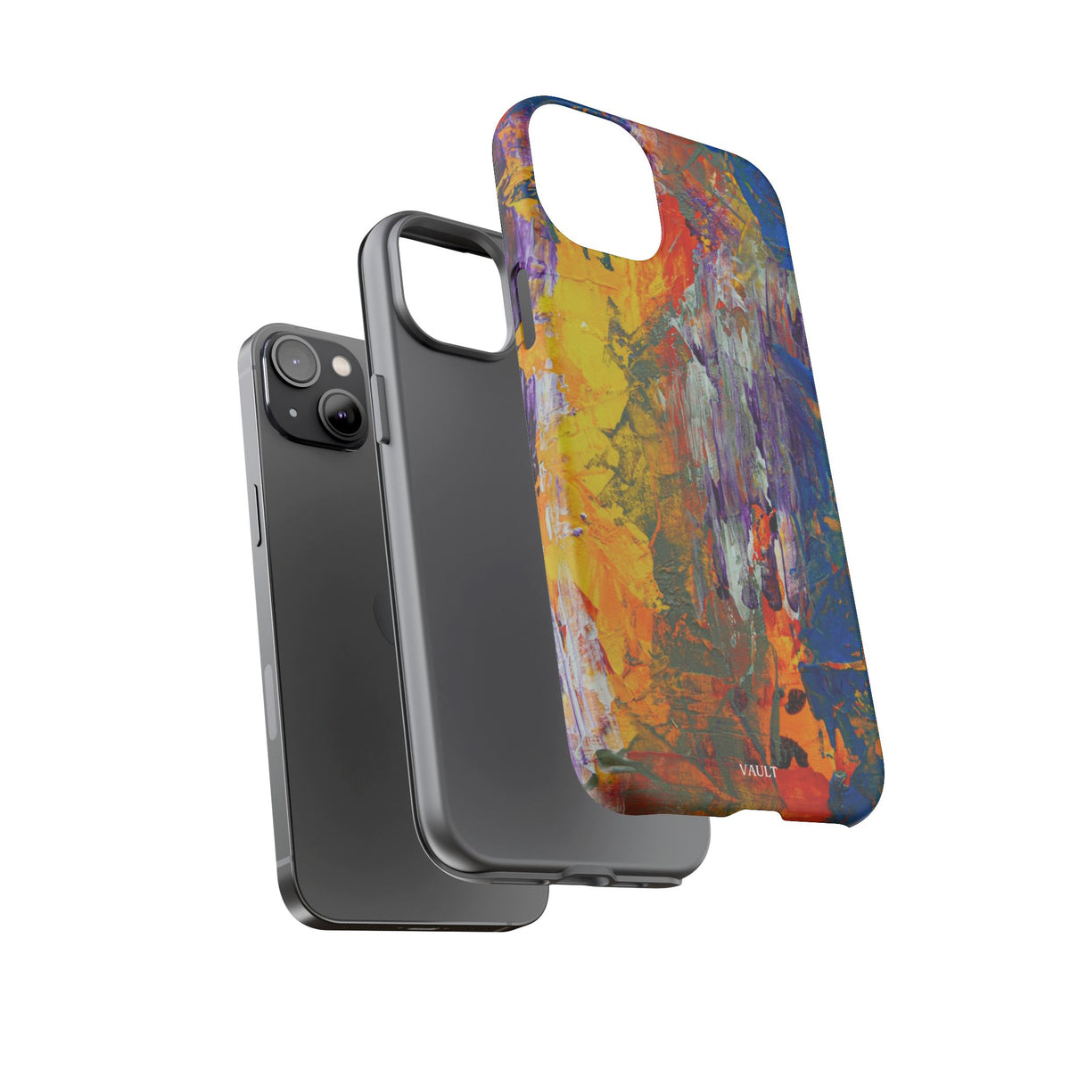 Abstract Color Splash Phone Case — Vibrant Artistic Protective Cover