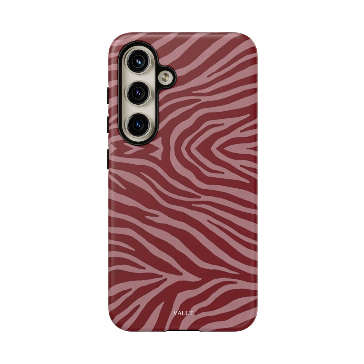 Red Zebra Print Tough Phone Case