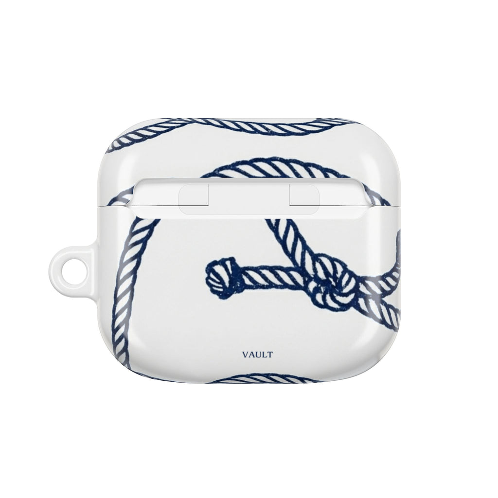Nautical Rope AirPod Case – Blue Sailor Knot Protective Cover