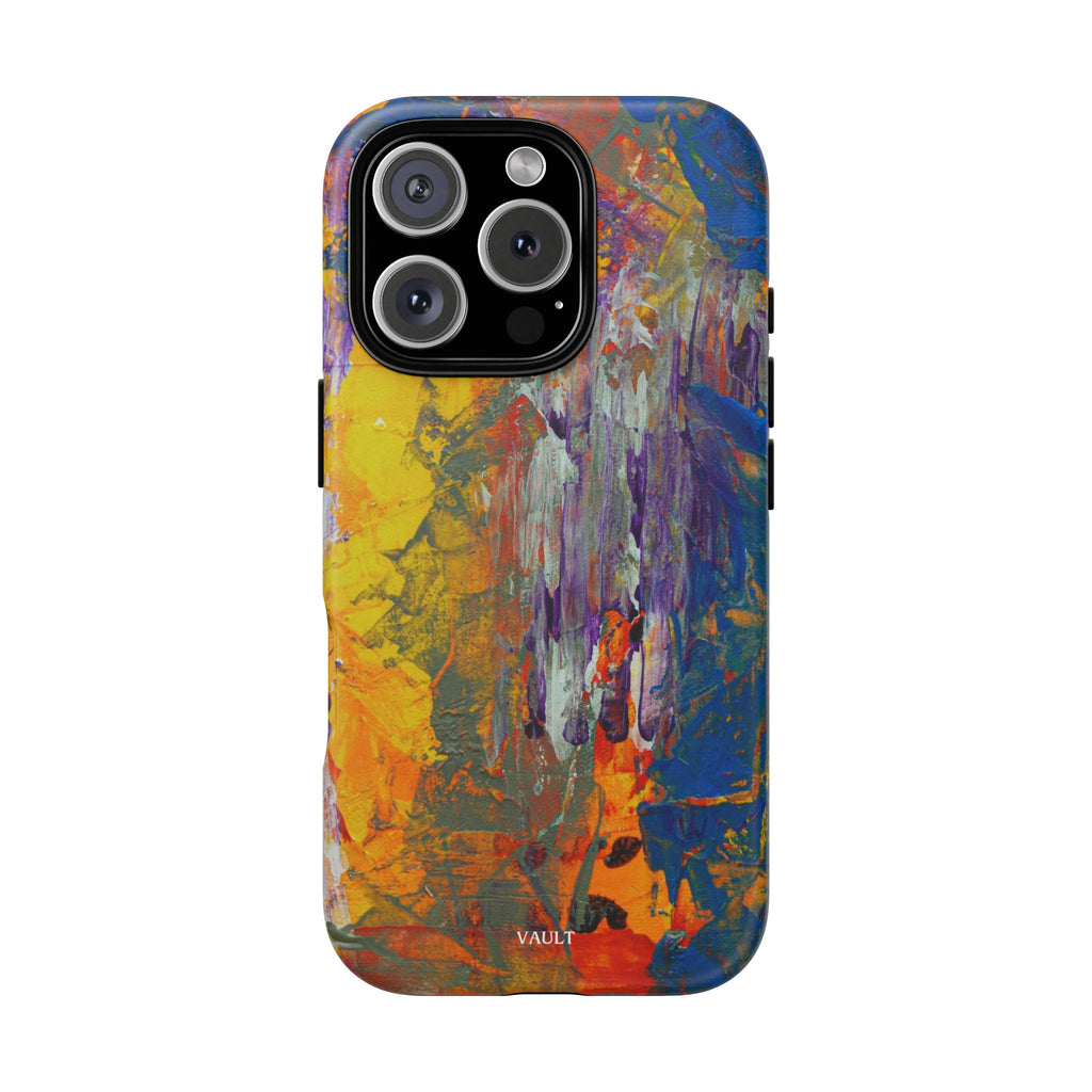 Abstract Color Splash Phone Case — Vibrant Artistic Protective Cover