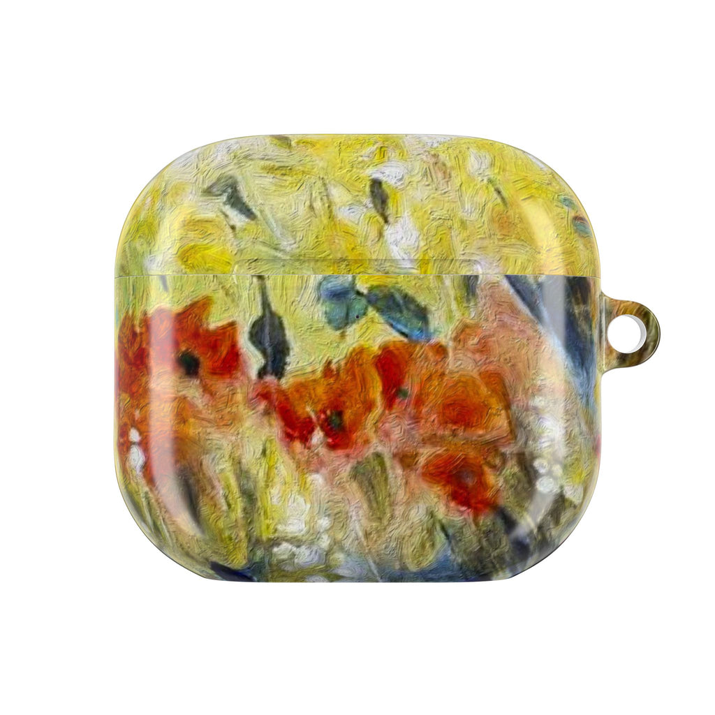 Floral Watercolor AirPod Case — Abstract Garden Protective Cover