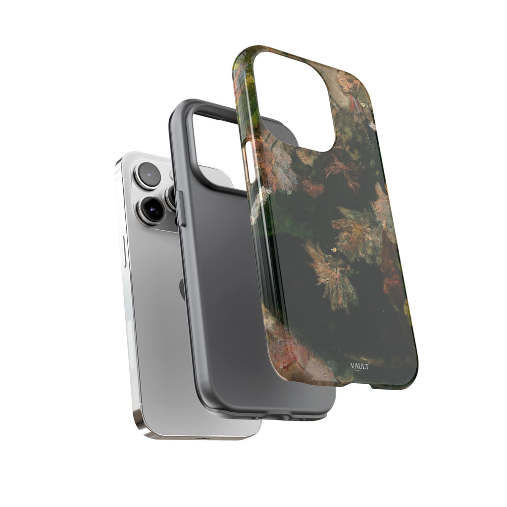 Floral Painterly Tough Phone Case — Vintage Autumn Leaves Phone Cover