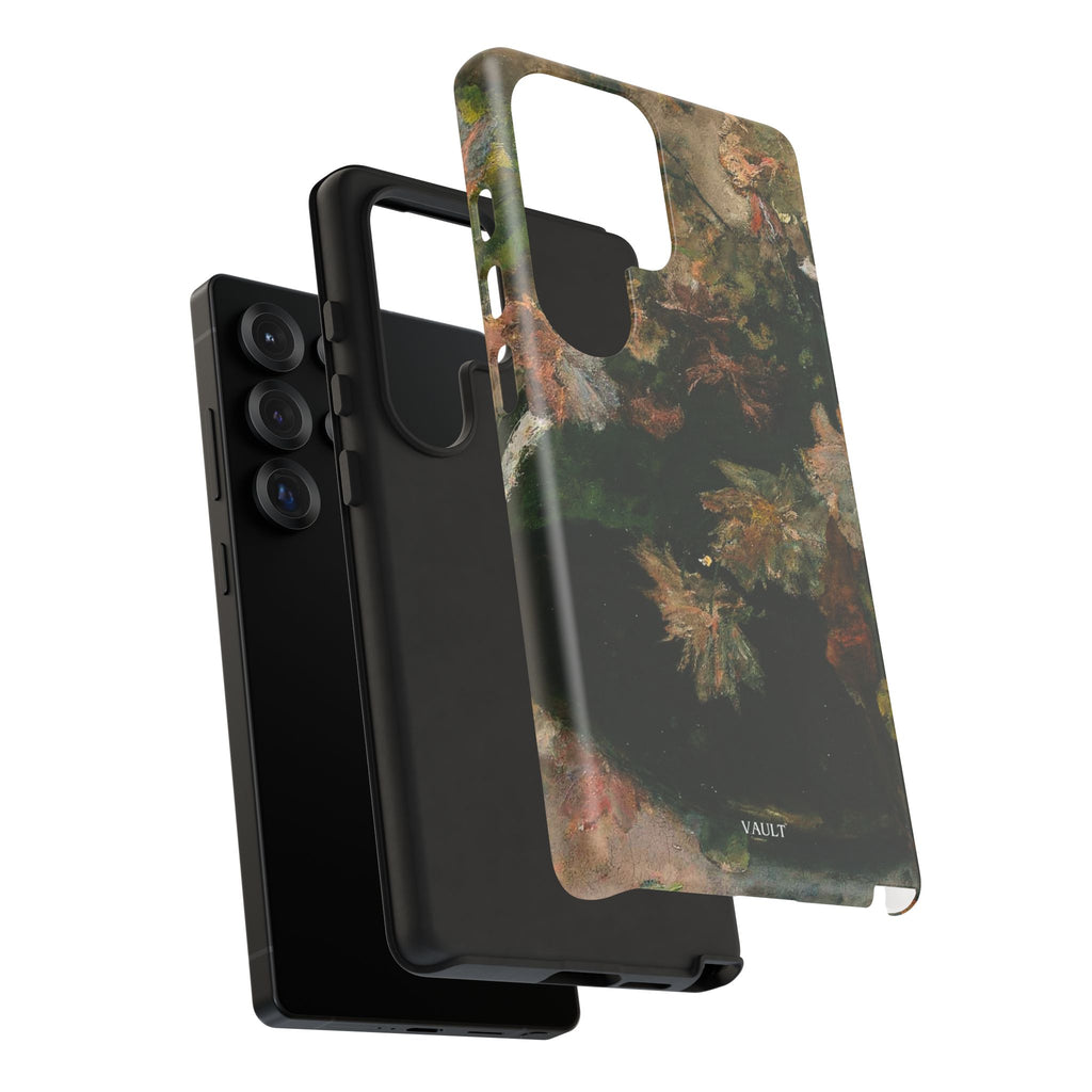 Floral Painterly Tough Phone Case — Vintage Autumn Leaves Phone Cover