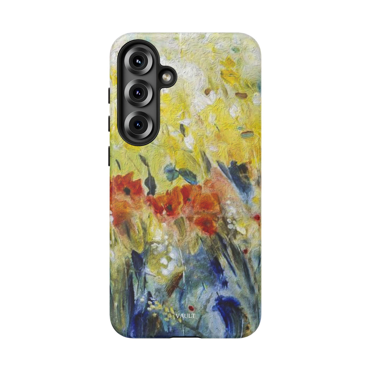 Floral Watercolor Phone Case — Yellow Garden Tough Cases