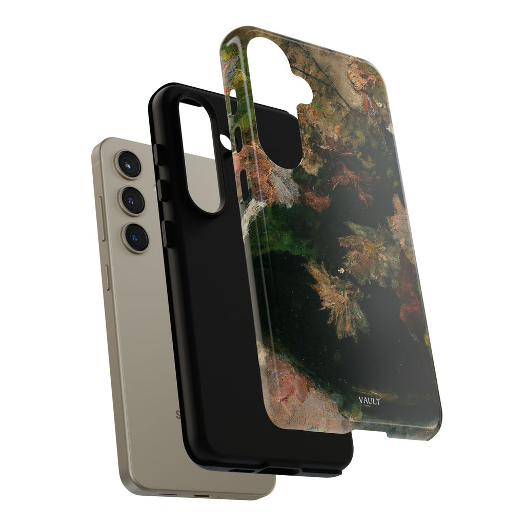 Floral Painterly Tough Phone Case — Vintage Autumn Leaves Phone Cover