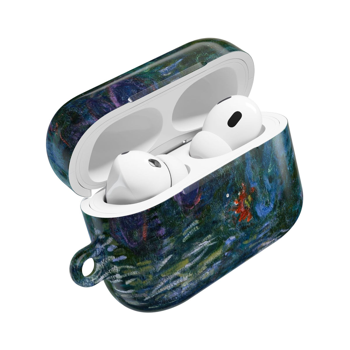 AirPods Case — Impressionist Water Lily Art Protective Cover