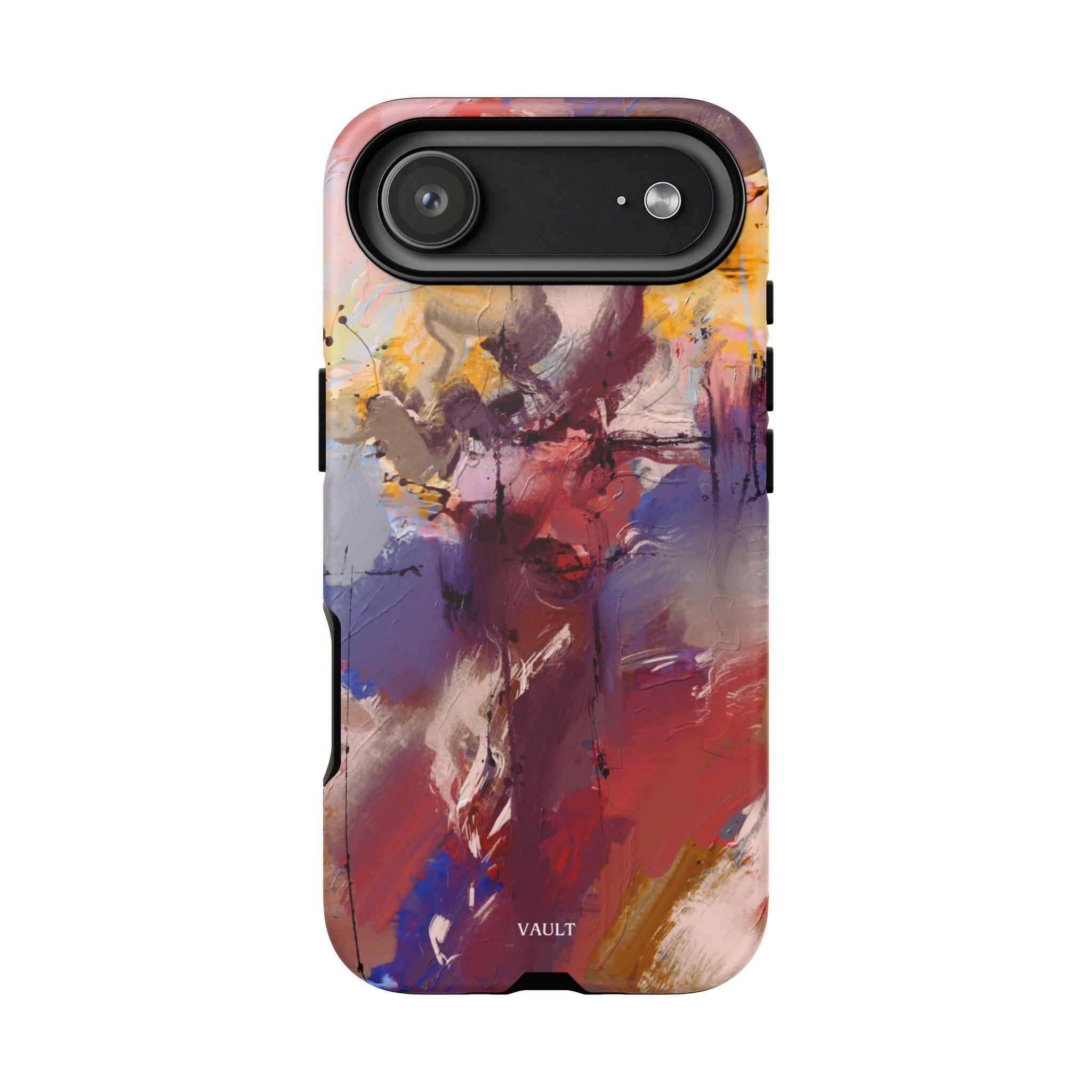 Abstract Brushstroke Tough Phone Case — Colorful Protective iPhone Cover