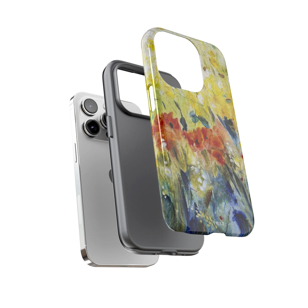 Floral Watercolor Phone Case — Yellow Garden Tough Cases