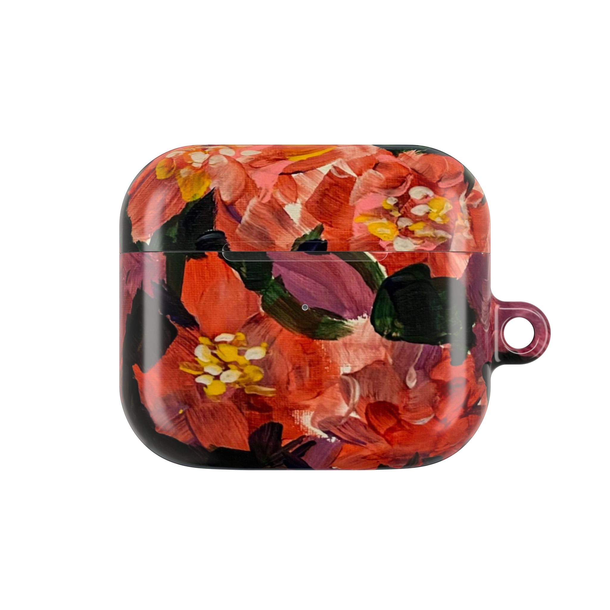 Floral Red Bloom AirPod Case