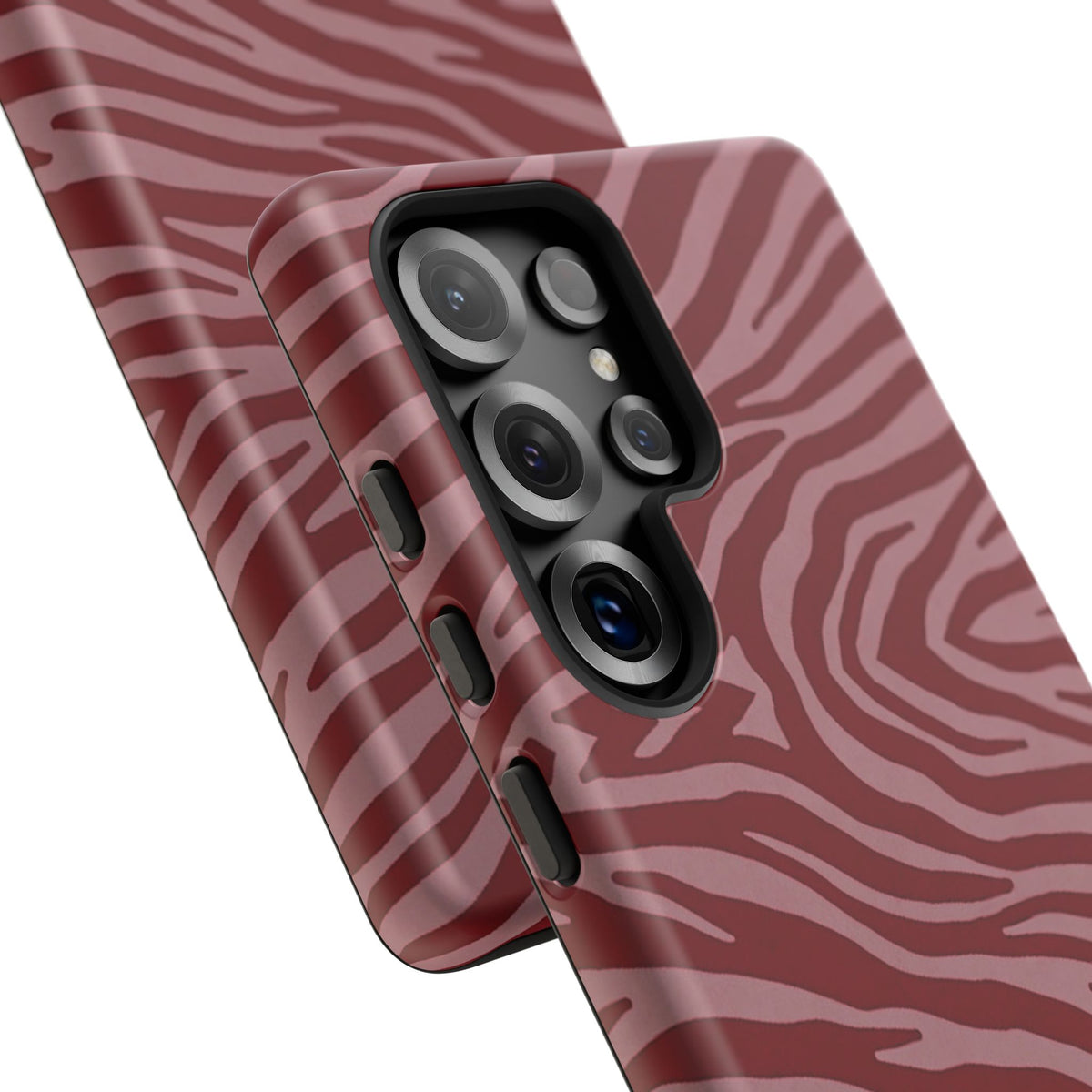 Red Zebra Print Tough Phone Case