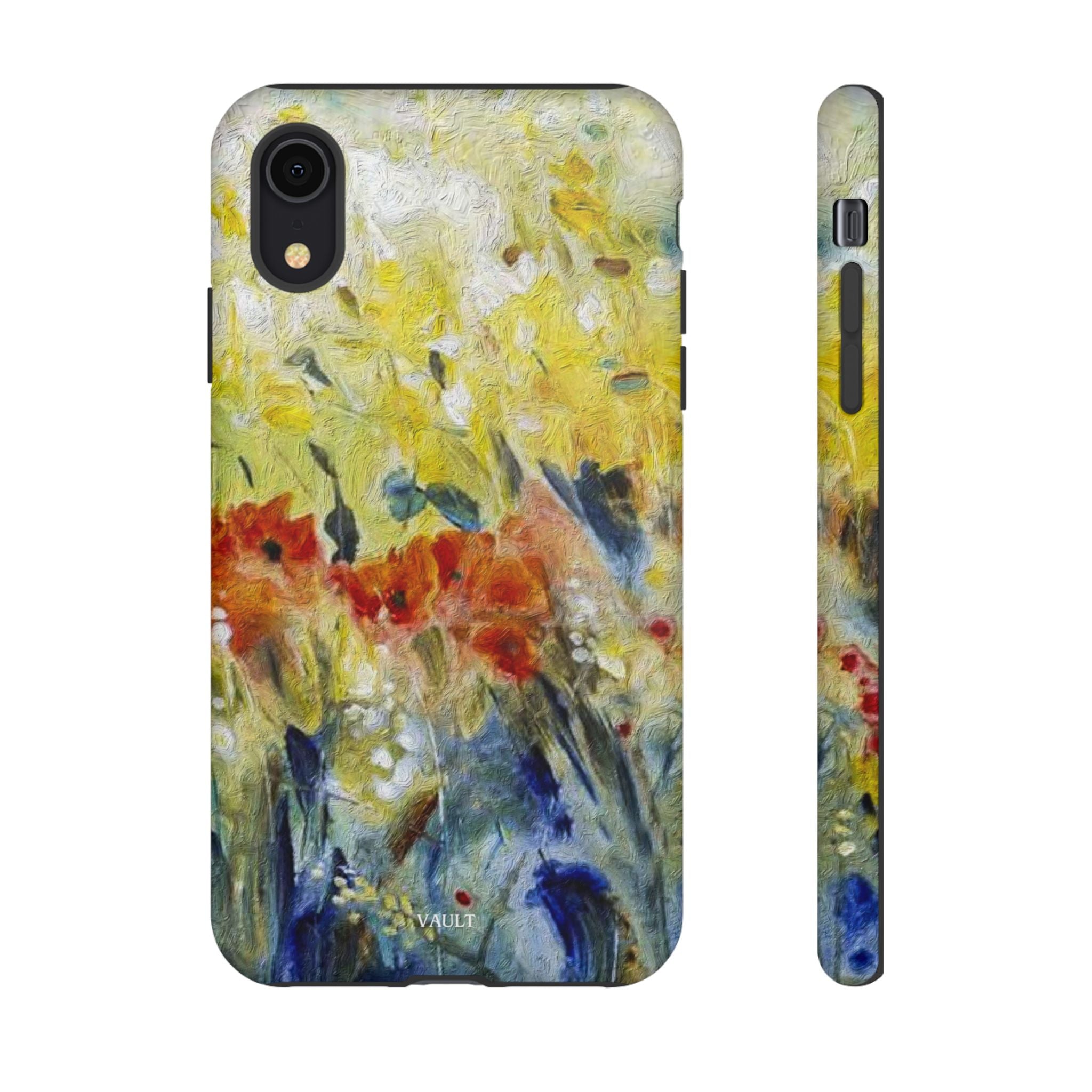 Floral Watercolor Phone Case — Yellow Garden Tough Cases