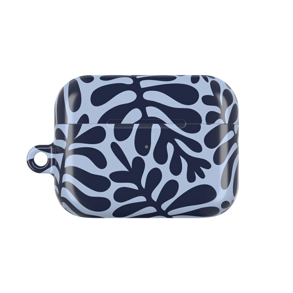 Blue Leaf AirPod Case - Botanical Protective Cover