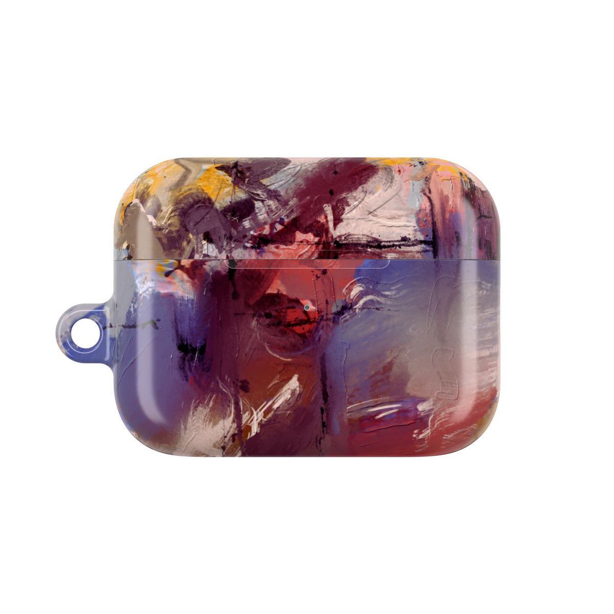 Abstract Paint Splash AirPod Case — Colorful Artistic Protective Cover