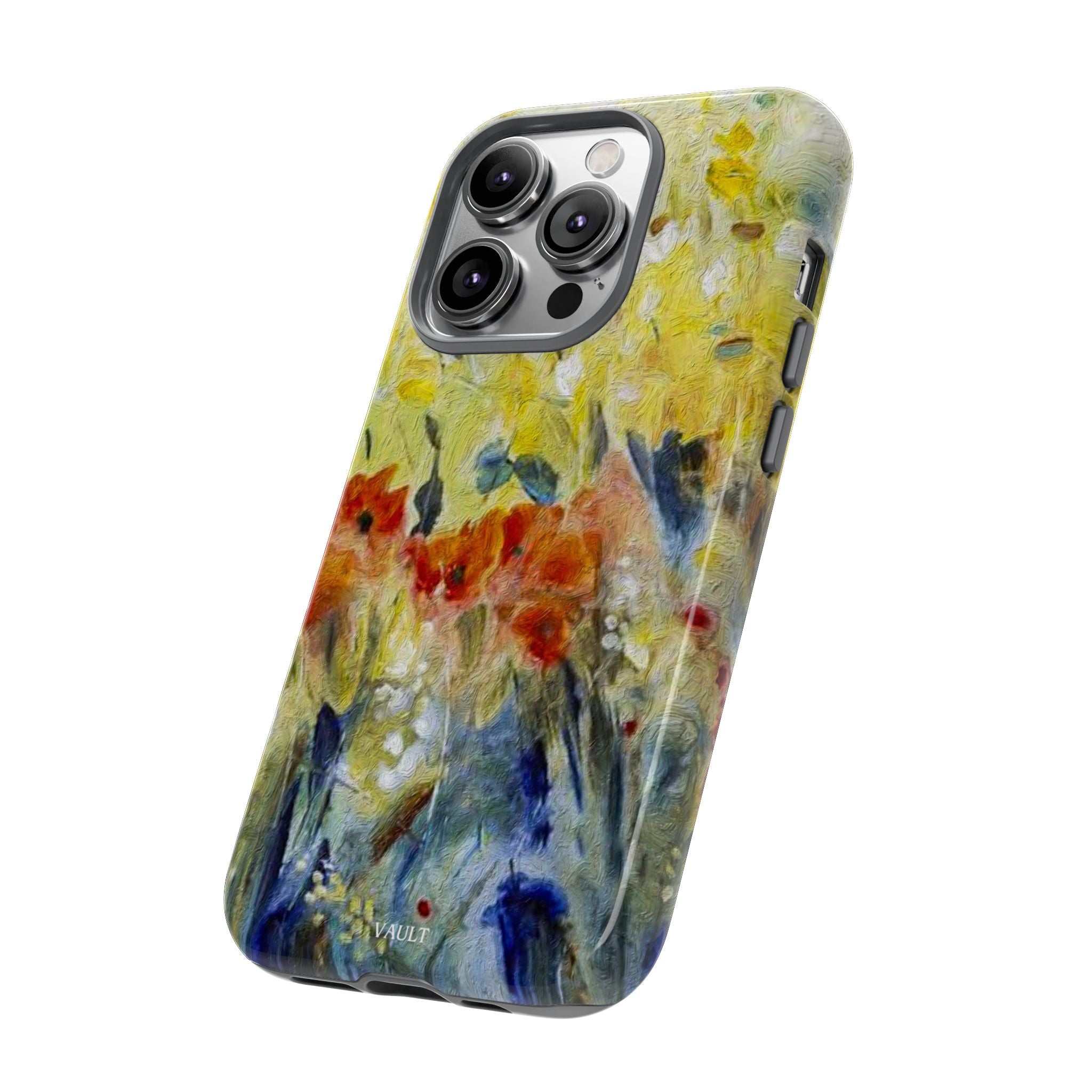 Floral Watercolor Phone Case — Yellow Garden Tough Cases