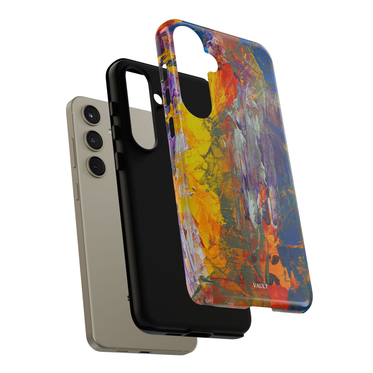 Abstract Color Splash Phone Case — Vibrant Artistic Protective Cover