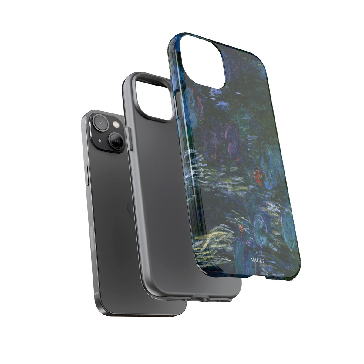 Water Lilies Tough Phone Case — Impressionist Art Protective Cover