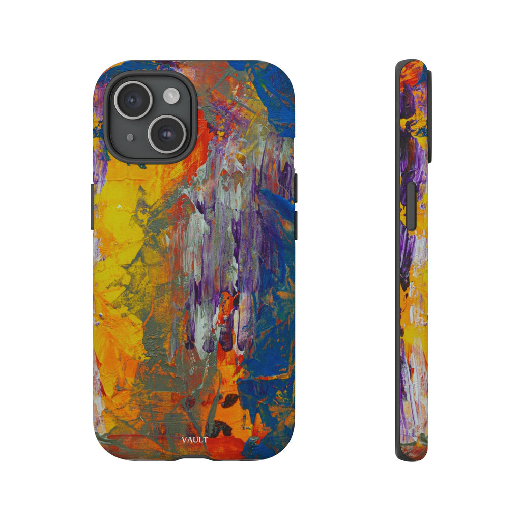 Abstract Color Splash Phone Case — Vibrant Artistic Protective Cover