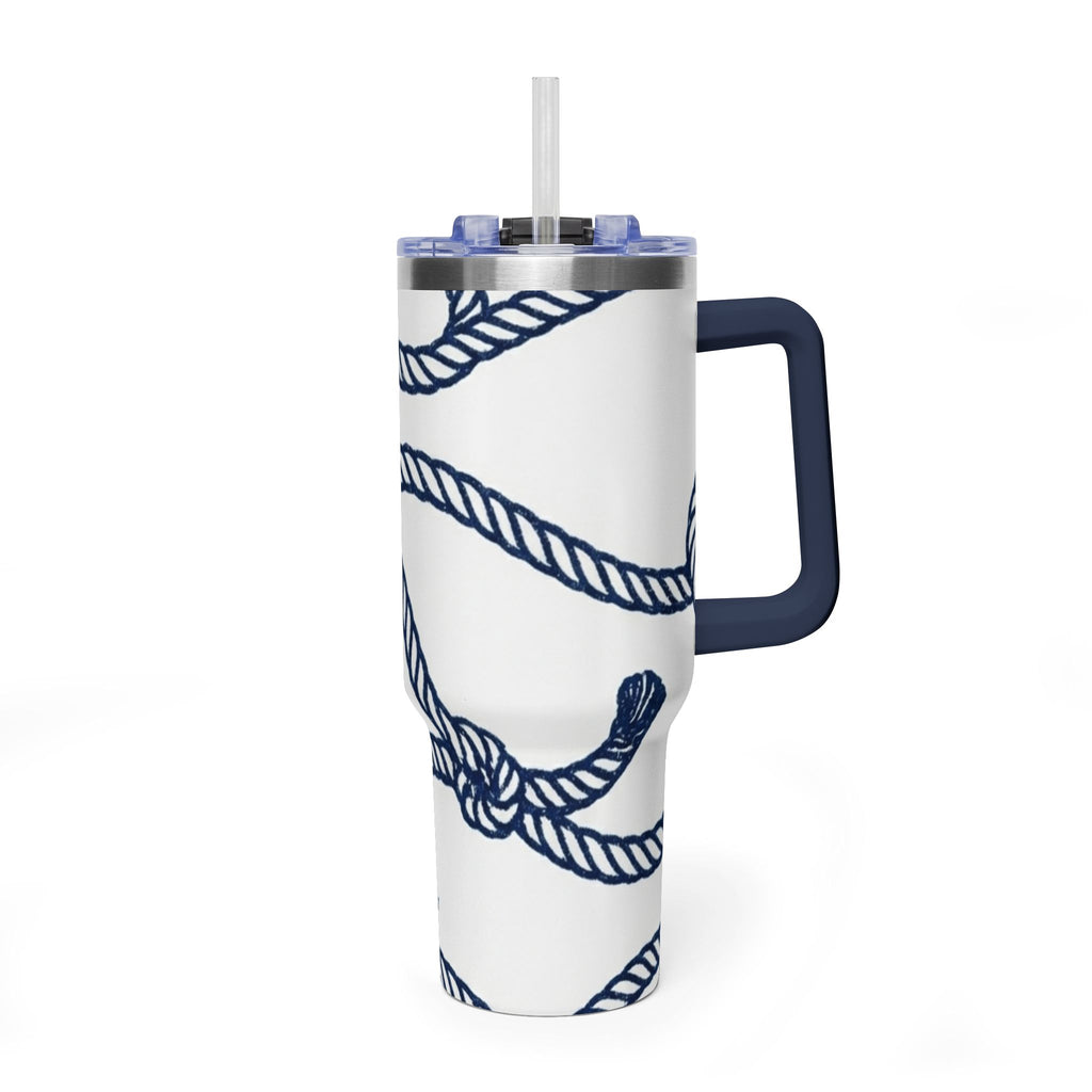 Nautical Rope 40oz Vacuum Tumbler