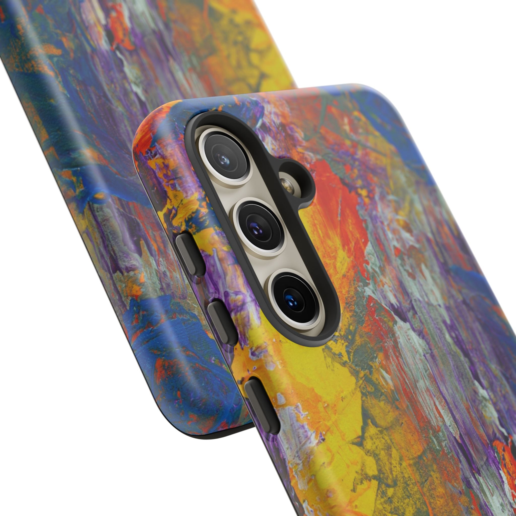 Abstract Color Splash Phone Case — Vibrant Artistic Protective Cover