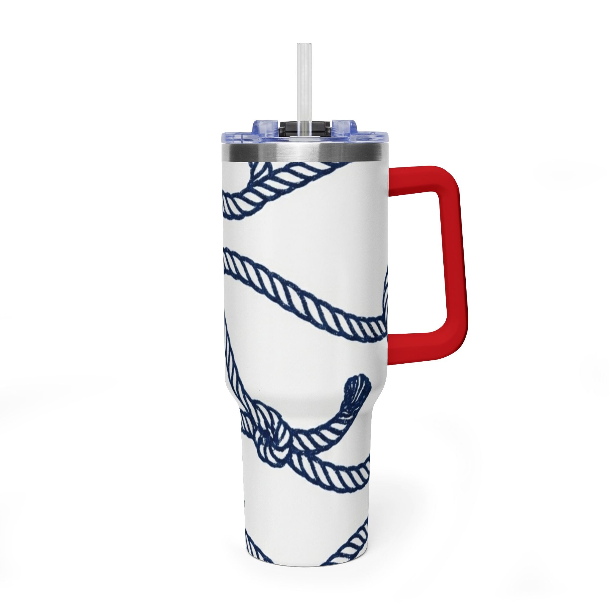 Nautical Rope 40oz Vacuum Tumbler