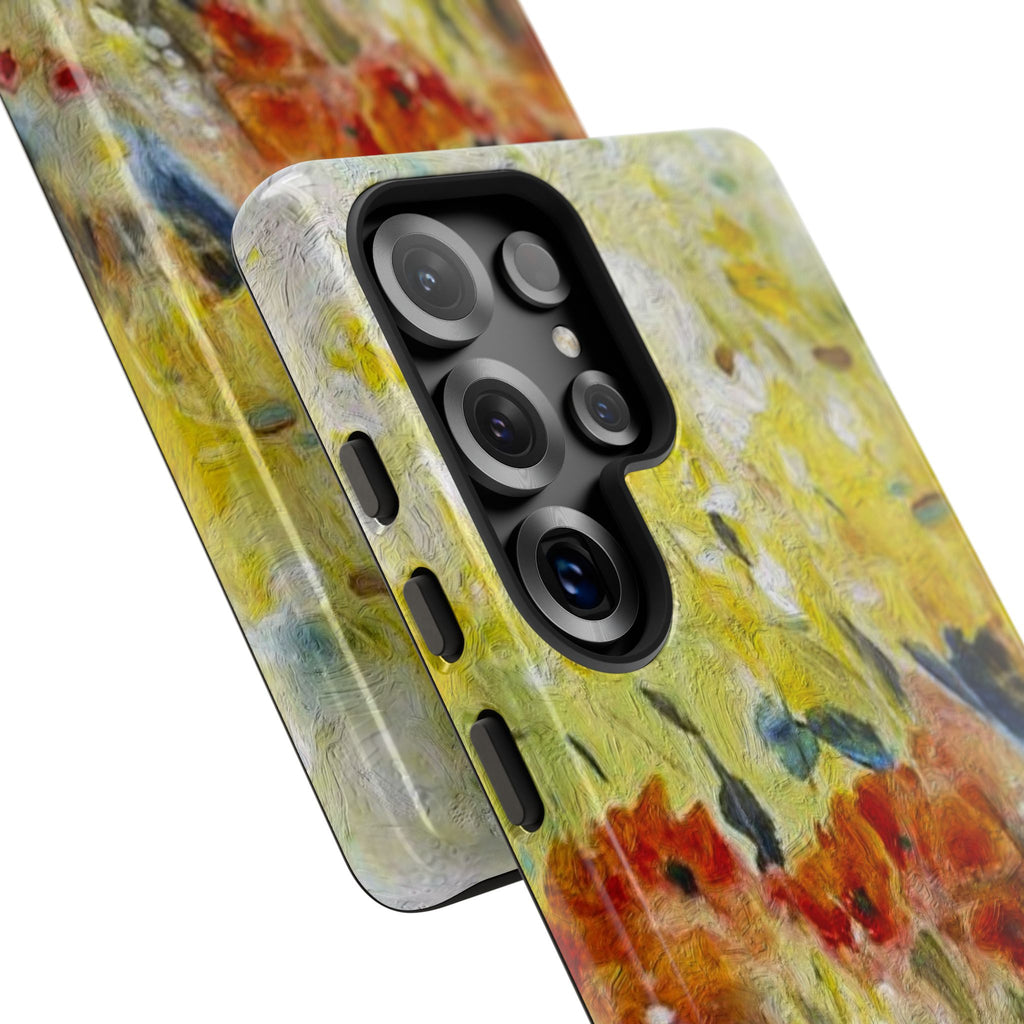 Floral Watercolor Phone Case — Yellow Garden Tough Cases