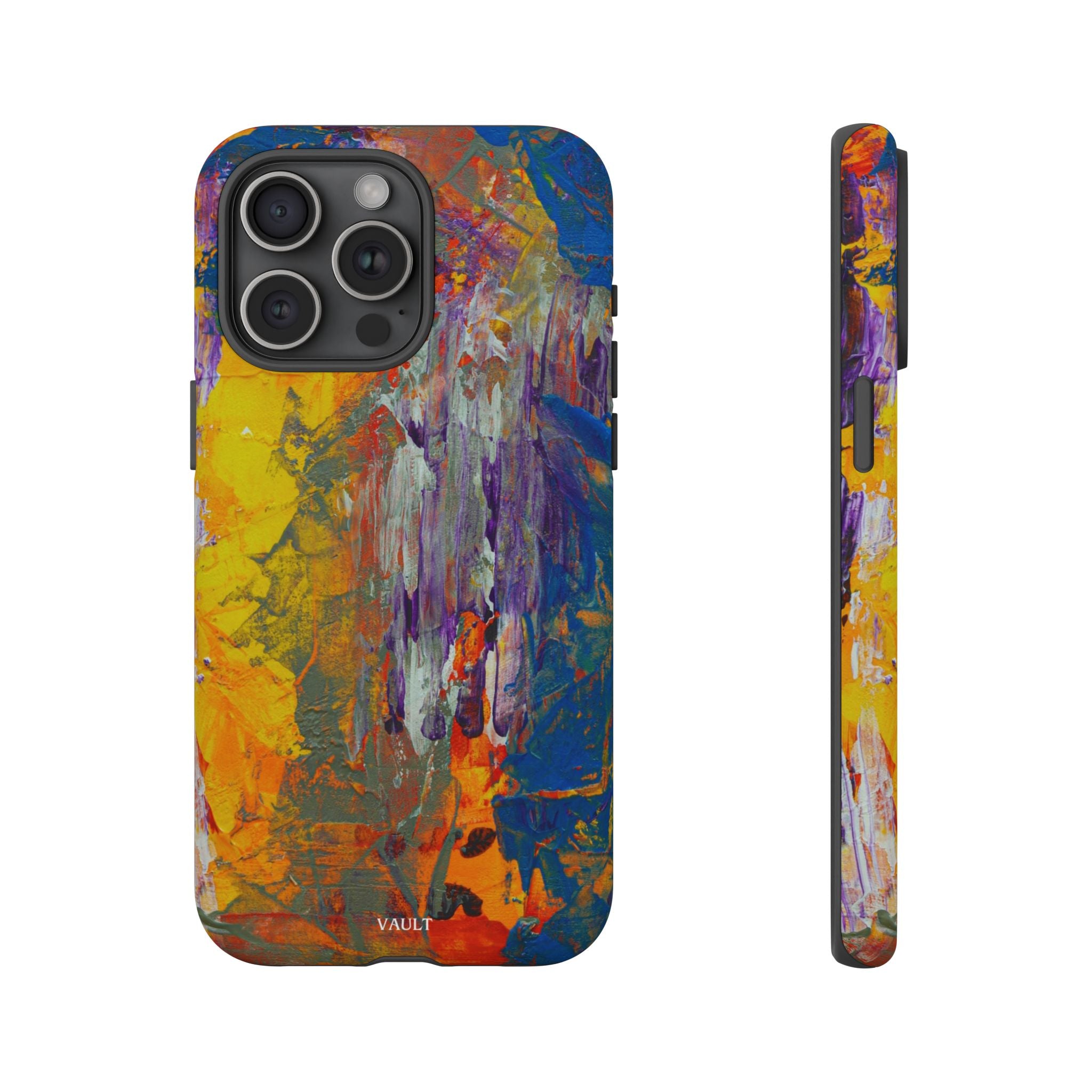 Abstract Color Splash Phone Case — Vibrant Artistic Protective Cover