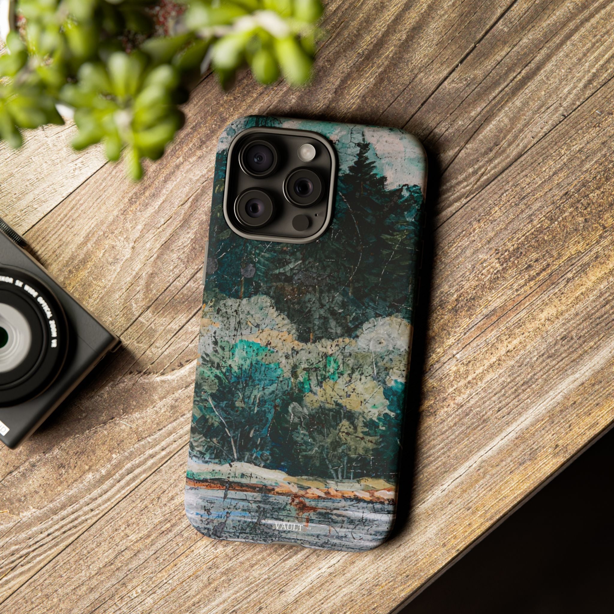 Phone Case - Moody Forest Landscape Protective Tough Case