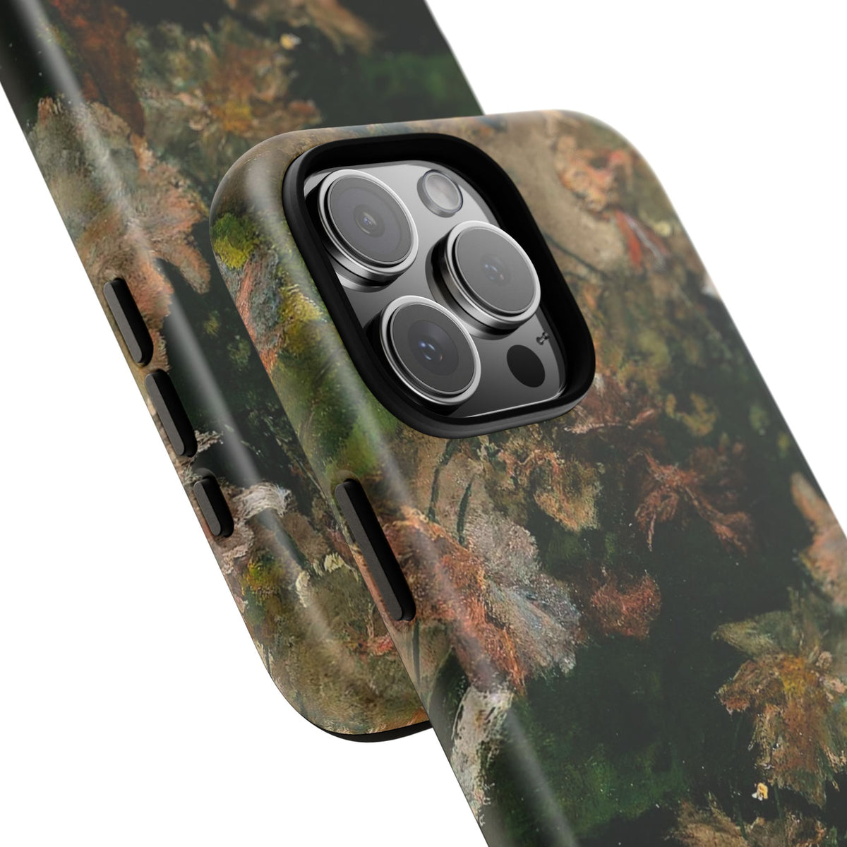 Floral Painterly Tough Phone Case — Vintage Autumn Leaves Phone Cover