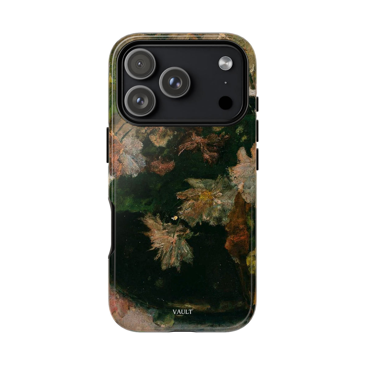 Floral Painterly Tough Phone Case — Vintage Autumn Leaves Phone Cover