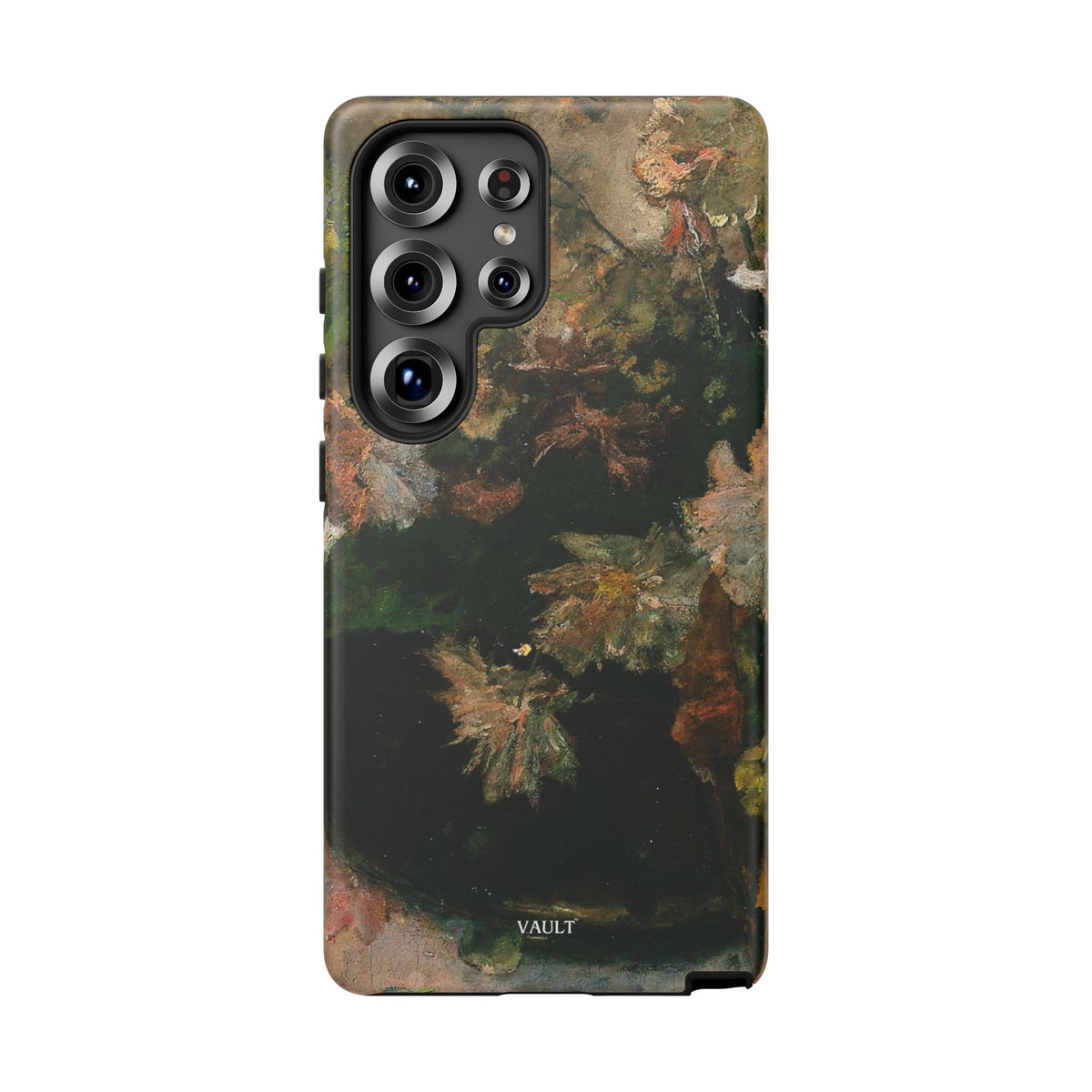 Floral Painterly Tough Phone Case — Vintage Autumn Leaves Phone Cover