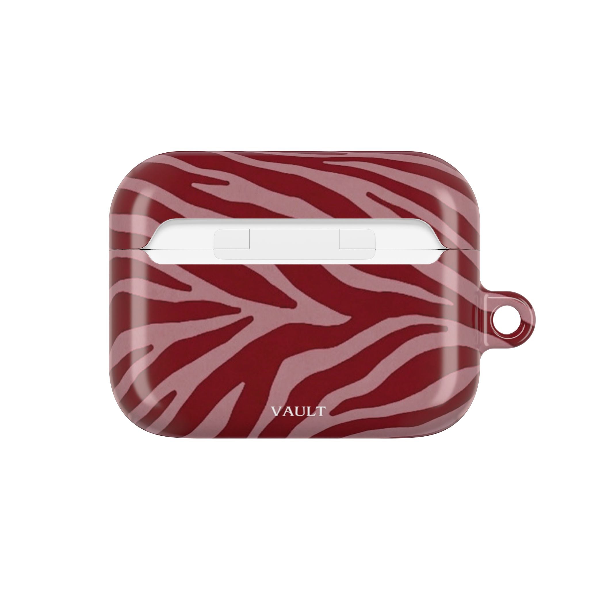 Red Zebra Print AirPod Case – Stylish Protective Charging Case Cover