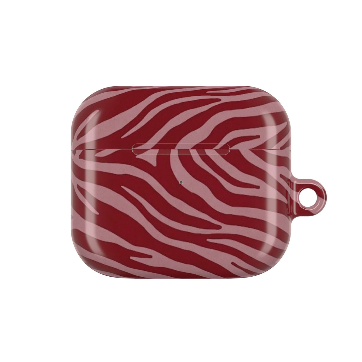 Red Zebra Print AirPod Case – Stylish Protective Charging Case Cover