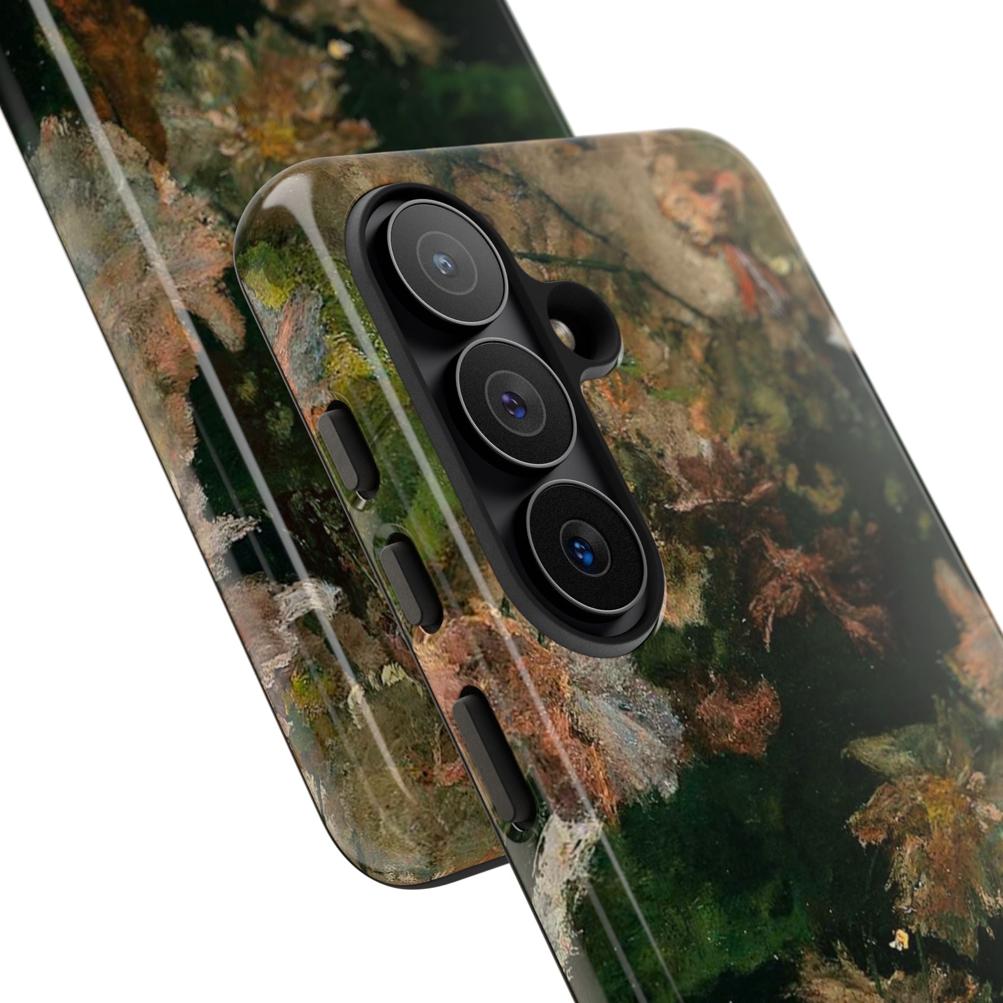 Floral Painterly Tough Phone Case — Vintage Autumn Leaves Phone Cover