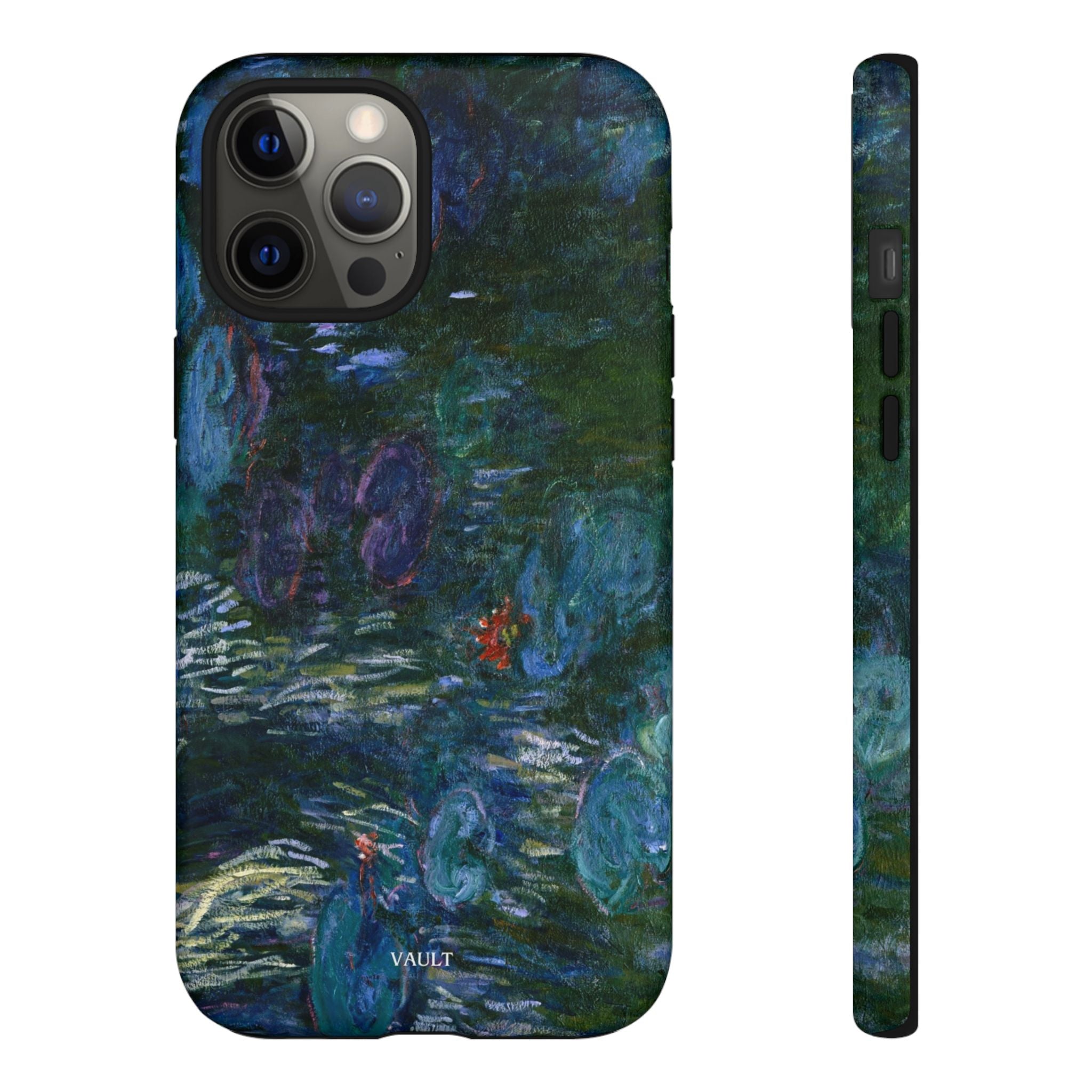 Water Lilies Tough Phone Case — Impressionist Art Protective Cover