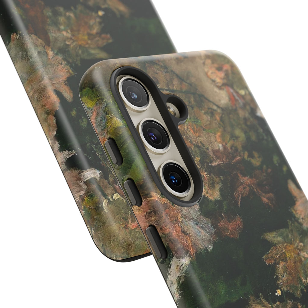 Floral Painterly Tough Phone Case — Vintage Autumn Leaves Phone Cover
