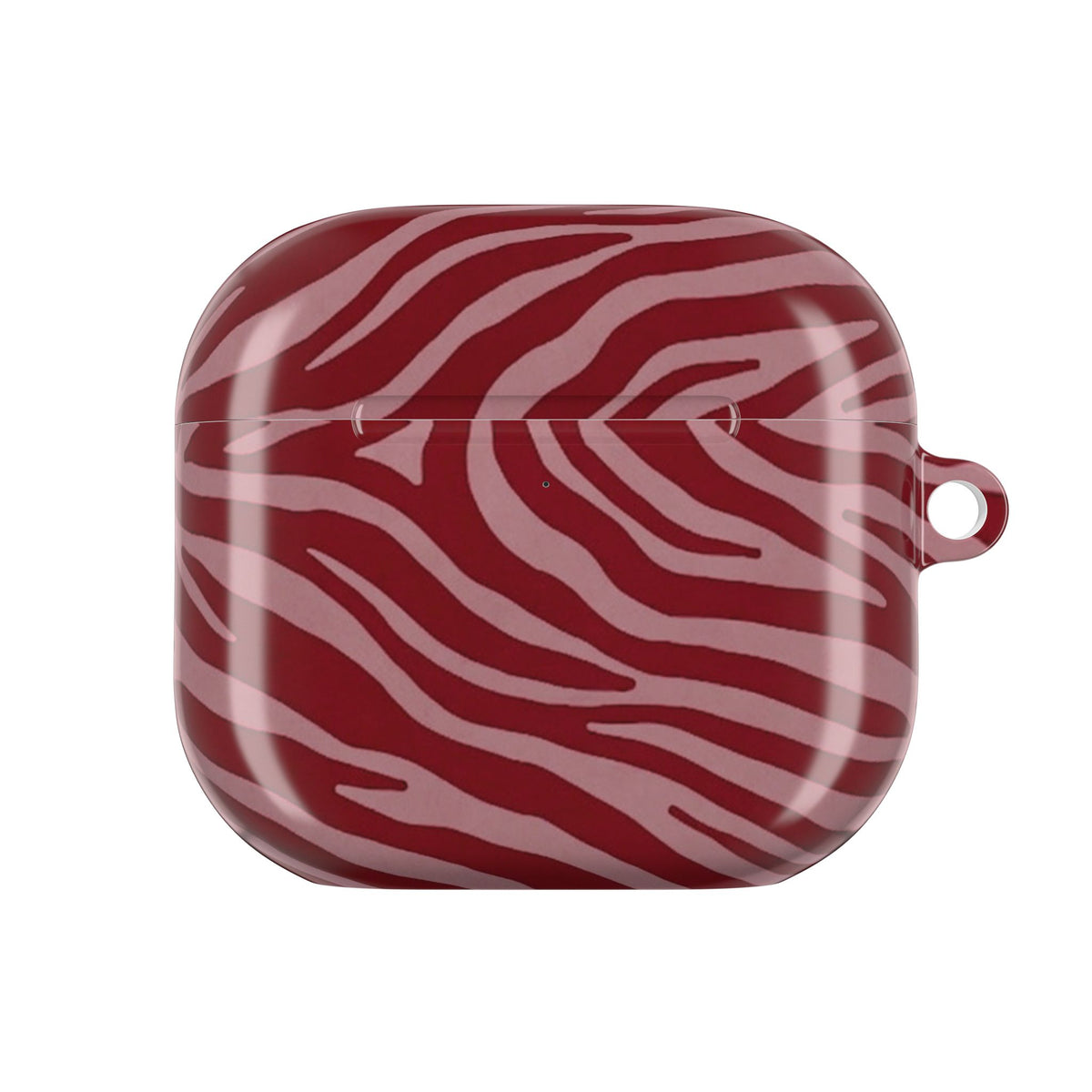 Red Zebra Print AirPod Case – Stylish Protective Charging Case Cover