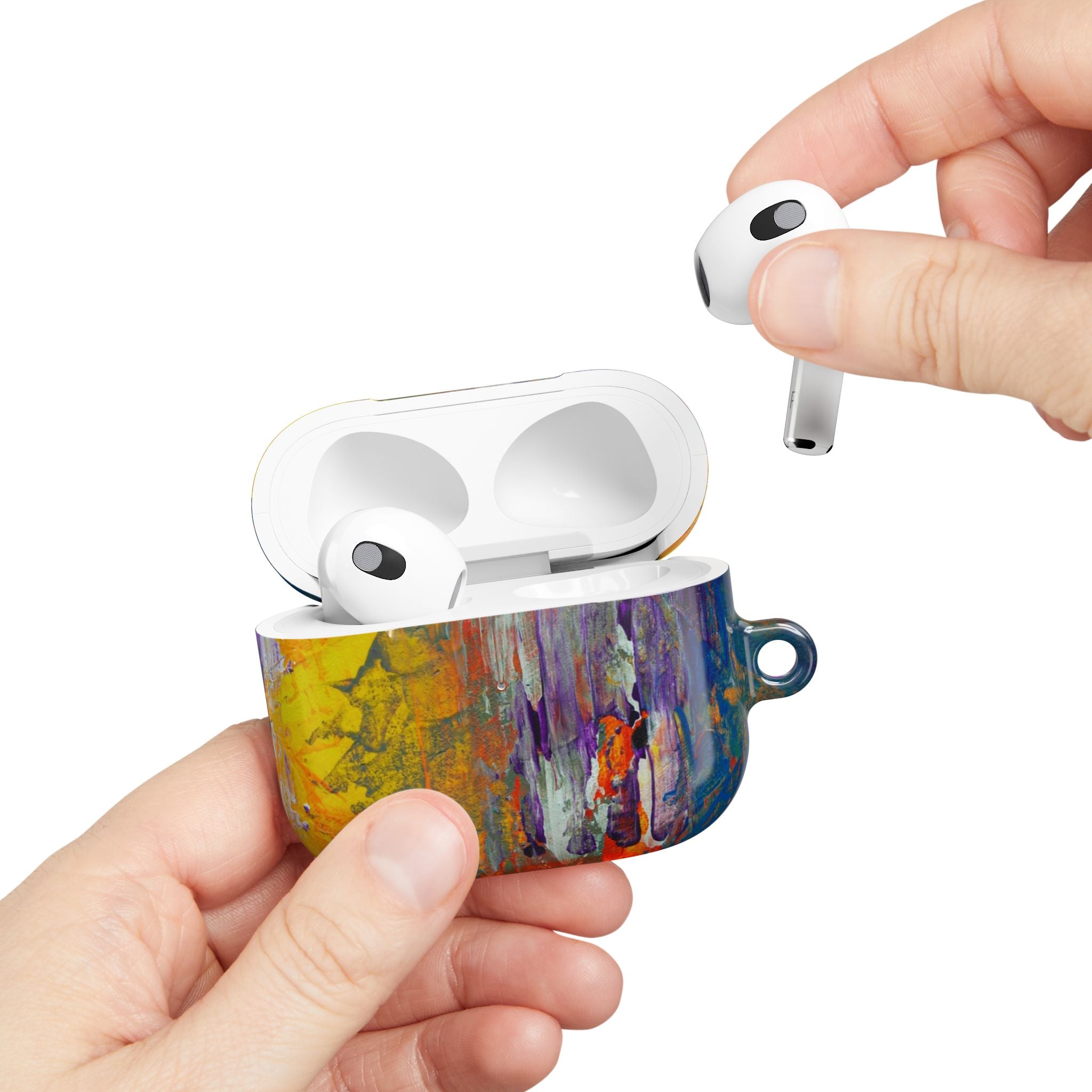 Abstract Brushstroke AirPod Cases